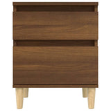 Bedside Cabinets 2 pcs Brown Oak 40x35x50 cm 821841