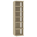 Shoe Cabinets 2 pcs Sonoma Oak 27.5x27x102 cm 808492