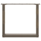 Coffee Table Legs U-Shaped 2 pcs Natural Steel 50x cm Steel 4013159