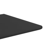 Wall-mounted Urinal Privacy Screen Black 90x40 cm Tempered Glass 154402