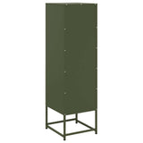 Highboard Olive Green 36x39x123 cm Steel 846528