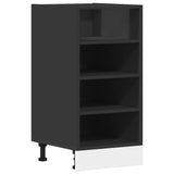 Bottom Cabinet Riga Black 40x44.5x81.5 cm Engineered Wood 854203