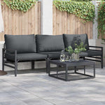 Garden Sofa Set Anthracite Steel 3378962