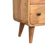 Mini Curved Oak-ish Chest IN3341