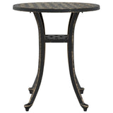 Garden Table Bronze 48x53 cm Cast Aluminium 4002823