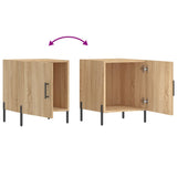 Bedside Cabinets 2 pcs Sonoma Oak 40x40x50 cm Engineered Wood 827587