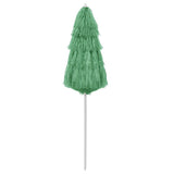Hawaii Beach Parasol Green Polyester Medium Tiltable 314697