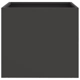 Planters 2 pcs Black 32x30x29 cm Steel 841536