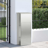 Parcel Drop Box Black 44.5 x 29 x 110.5 cm Galvanised Steel 874931