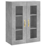 Highboard Concrete Grey 69.5x34x180 cm Engineered Wood 3198517