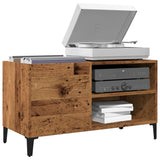 Record Cabinet Old Wood 84.5x38x48 cm Engineered Wood 857165
