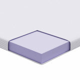 Mattress Topper White 80 x 200 x 7 cm Jaquard Fabric 4106232