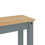 Dining Bench Panama Grey 105x30x45 cm Solid Wood Pine 4005712