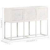Sideboard 115x30x76 cm Solid Mango Wood 323582