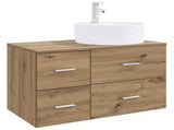 Bathroom Furniture Set 2 pcs Artisan Oak Engineered Wood 3403991