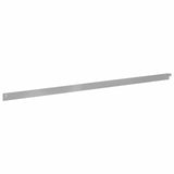 Lawn Edging 30 pcs 102 x 4 x 4 cm Steel Silver 8008736