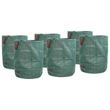Garden Waste Bags 12 pcs Green 66 x 66 x 83.5 cm Polypropylene 42008107