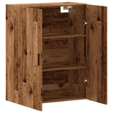 Wall Mounted Cabinet Old Wood 69.5x34x90 cm 857292