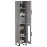 Highboard Grey Sonoma 34.5x34x180 cm Engineered Wood 3199071