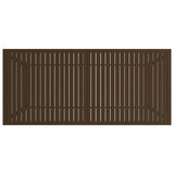 Garden Table Brown 190x80x72 cm Steel 312281