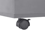 Coffee Table High Gloss Grey 100x100x35 cm 283726