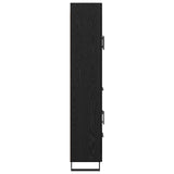 Highboard with Drawer 2 pcs Black Oak 69.5 x 34 x 180 cm 3416149