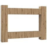 TV Cabinet Set 10 pcs Artisan Oak Engineered Wood 3393230