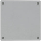 Wall-mounted Magnetic Board Black 60x60 cm Tempered Glass 347944