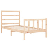 Bed Frame without Mattress 90x200 cm Solid Wood Pine 3191891