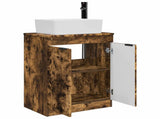 Bathroom Vanity with Sink Smoked Oak 54 x 35 x 83 cm 890163