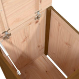 Laundry Box Honey Brown 44x44x66 cm Solid Wood Pine 823567