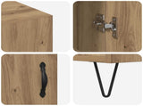 Sideboard Artisan Oak 90 x 32.5 x 80 cm Engineered Wood 879583