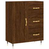 Highboard Brown Oak 69.5x34x180 cm Engineered Wood 3189428