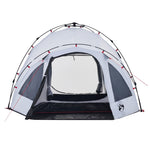 ZNTS Camping Tent Dome 3-Person White Blackout Fabric Quick Release 4004225