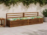 2-Piece Bench Cushions VUGHT 2 pcs 100% Polyester Multicolour 950915