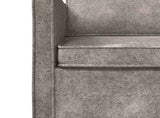 Sofa Set 2 pcs Light Grey Faux Suede Fabric 3433119