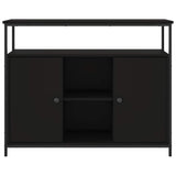 Sideboard Black 100x35x80 cm Engineered Wood 835499
