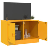 TV Cabinet Mustard Yellow 67x39x44 cm Steel 841637