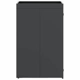 Wheelie Bin Storage with Planter Roof for 240L Bin Anthracite 42018683