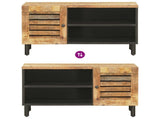 Storage Cabinets Natural 80 x 33 x 46 cm Solid Mango Wood 4018859