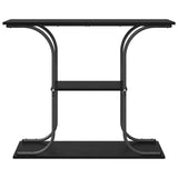 Console Table Black Oak 101 x 35 x 80.5 cm Engineered Wood 868469