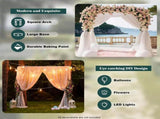 NEW 3x3m/10x10ft Wedding Backdrop Stand Pipe Stage Flower Rack Arch Iron Party Door 94212904