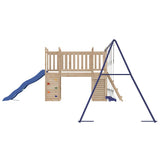 Outdoor Playset Natural wood Solid pine wood Large Playground Set 3155930