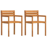 Garden Chairs 2 pcs 50x53x80 cm Solid Wood Acacia 4108138