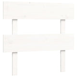 Bed Frame without Mattress White Single Solid Wood Pine 3193497