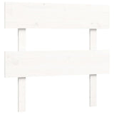 Bed Frame without Mattress White Single Solid Wood Pine 3193497
