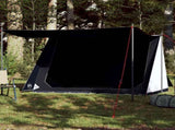 Camping Tent 2-Person White Blackout Fabric Waterproof 94532