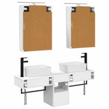 Bathroom Cabinet Set 5 pcs White 50 x 14.5 x 70 cm 3406319