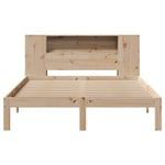 Bookcase Bed without Mattress 160x200cm Solid Wood Pine 3322519