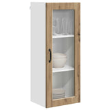 Wall Glass Cabinet PORTO Artisan Oak 40 x 31 x 100 cm 885454